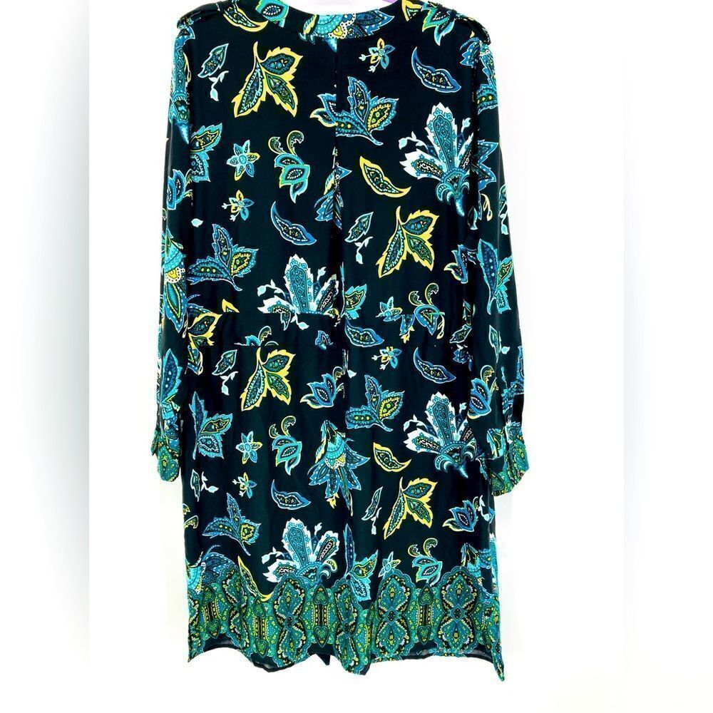 Liz Claiborne Plus Size Paisley Shirt/Dress 2X - Picture 7 of 10